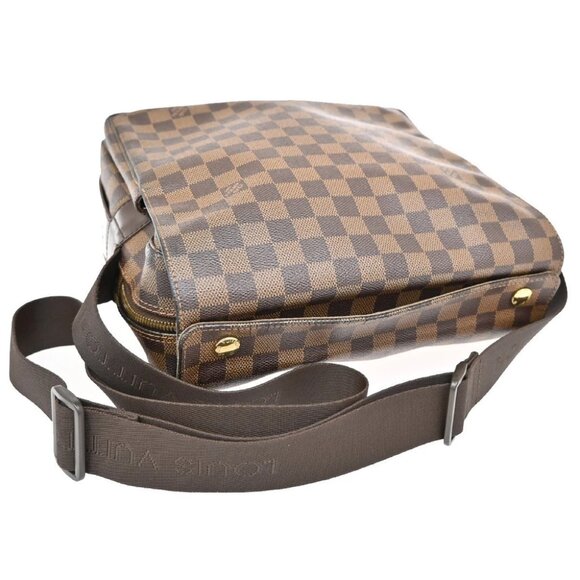 LOUIS VUITTON Naviglio Shoulder Bag Damier Ebene Leather Brown N45255 35KB609 - Picture 6 of 16